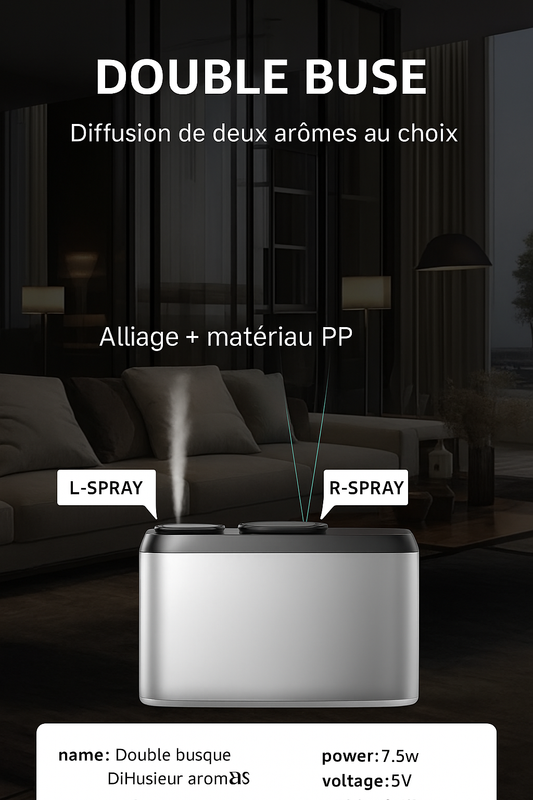 Diffuseur d’huiles essentielles Bluetooth – Purificateur d’air & Aromathérapie maison | MonConfortZen