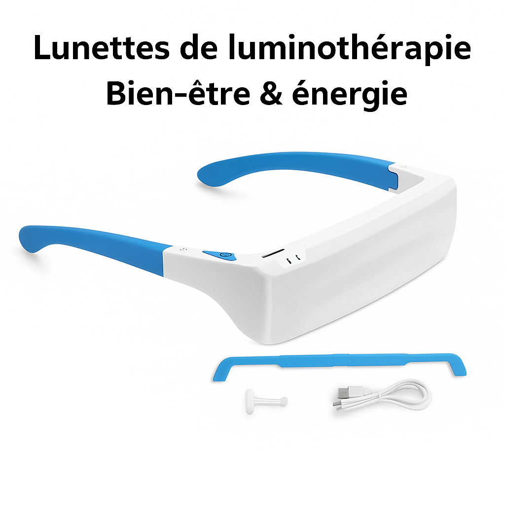Lunettes de Luminothérapie – Améliorez Votre Humeur et Votre Énergie