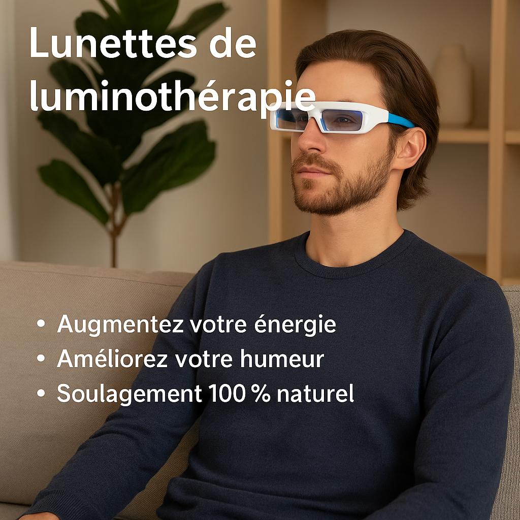 Lunettes de Luminothérapie – Améliorez Votre Humeur et Votre Énergie